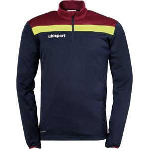 100221213-1-4-zip-sweatshirt-uhlsport-offense-23-navy-blue-red-bordeaux-straw