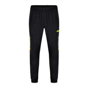 9221-f-803-women-s-trousers-jako-polyester-challenge-black-yellow-lemon