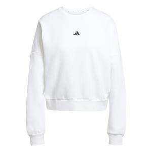 ji6059-sweatshirt-woman-adidas-essentials-small-logo-feelcozy-white-black