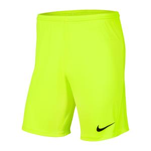 short-junior-nike-dri-fit-park-iii-volt-black