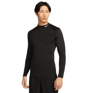 fb7908-010-long-sleeved-tight-fitting-jersey-nike-dri-fit-mock-black-white