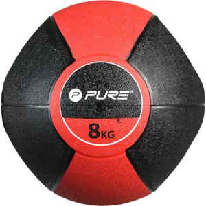 p2i202010-medicine-ball-pure2improve-handles-8kg-red-black-one-size