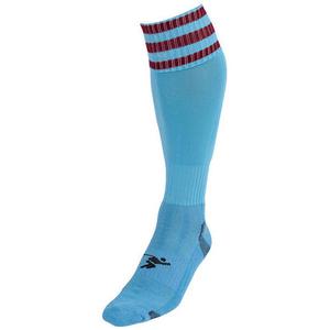 709bkm-children-s-3-band-socks-precision-pro-sky-maroon