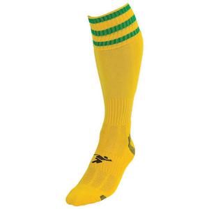 709byg-children-s-3-band-socks-precision-pro-yellow-green