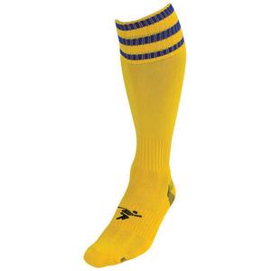 709byr-children-s-3-band-socks-precision-pro-yellow-royal